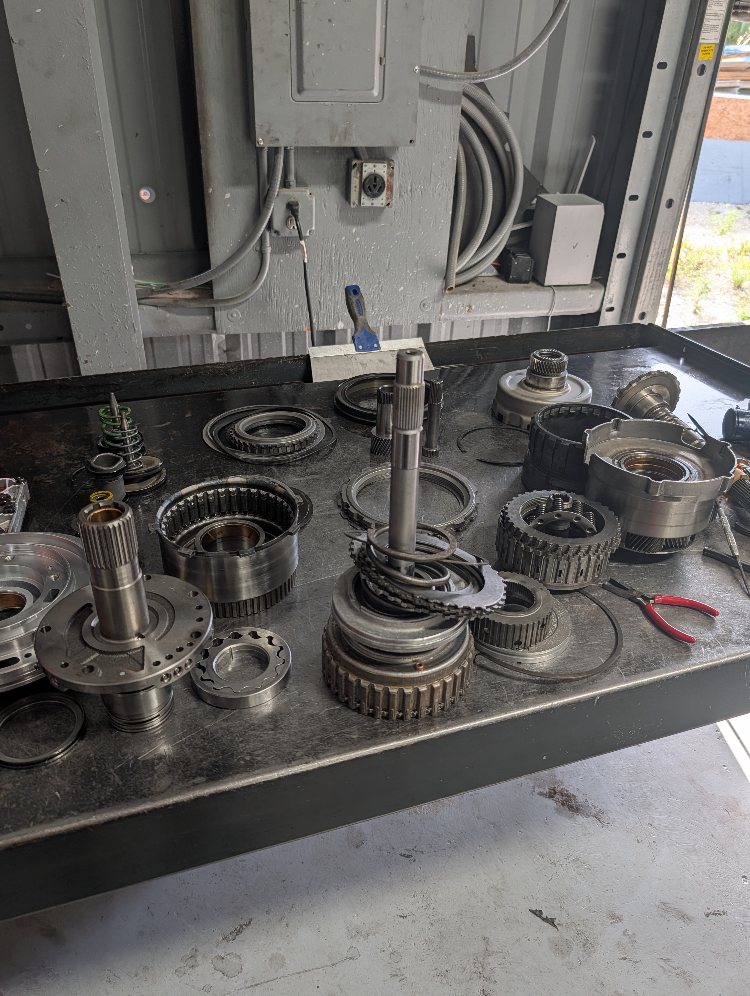 Snap-on parts washer used in house at Shift Right Transmissions